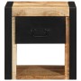 Mesita de noche madera maciza de mango 40x35x40 cm de , Mesitas de noche - Ref: Foro24-4015949, Precio: 84,26 €, Descuento: %