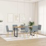 Sillas de comedor 6 unidades de tela gris claro de , Sillas de comedor - Ref: Foro24-3315491, Precio: 297,73 €, Descuento: %