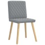Sillas de comedor 6 unidades de tela gris claro de , Sillas de comedor - Ref: Foro24-3315491, Precio: 297,73 €, Descuento: %