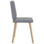 Sillas de comedor 6 unidades de tela gris claro de , Sillas de comedor - Ref: Foro24-3315491, Precio: 297,73 €, Descuento: %