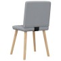 Sillas de comedor 6 unidades de tela gris claro de , Sillas de comedor - Ref: Foro24-3315491, Precio: 297,73 €, Descuento: %