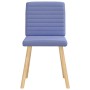 Sillas de comedor 6 uds tela azul jeans de , Sillas de comedor - Ref: Foro24-3315554, Precio: 296,00 €, Descuento: %