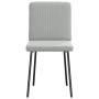 Sillas de comedor giratorias 6 uds terciopelo gris claro de , Sillas de comedor - Ref: Foro24-3315556, Precio: 246,44 €, Desc...