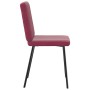 Sillas de comedor 6 unidades terciopelo rojo tinto de , Sillas de comedor - Ref: Foro24-3315561, Precio: 243,17 €, Descuento: %