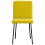Sillas de comedor 6 unidades terciopelo amarillo de , Sillas de comedor - Ref: Foro24-3315563, Precio: 243,17 €, Descuento: %