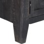 Mueble para TV de madera maciza de mango negro 118x30x40 cm en Armarios y almacenamiento | Comprar online en Foru.es