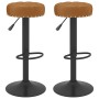 Taburetes de cocina 2 unidades terciopelo marrón de , Taburetes de cocina - Ref: Foro24-332993, Precio: 88,64 €, Descuento: %