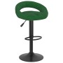 Taburetes de cocina 2 unidades terciopelo verde oscuro de , Taburetes de cocina - Ref: Foro24-333272, Precio: 112,63 €, Descu...