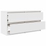 Mueble para TV madera contrachapada blanco 100x35x54 cm de , Muebles TV - Ref: Foro24-861796, Precio: 108,67 €, Descuento: %
