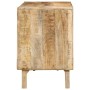 Mueble de TV madera maciza de mango rugosa 105x46x32 cm de , Almacenamiento para CD y DVD - Ref: Foro24-4104523, Precio: 197,...
