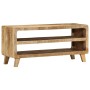 Mueble de TV madera maciza de mango rugosa 105x46x32 cm de , Almacenamiento para CD y DVD - Ref: Foro24-4104523, Precio: 197,...