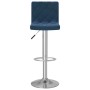Taburetes de cocina 2 unidades terciopelo azul de , Taburetes de cocina - Ref: Foro24-333691, Precio: 132,23 €, Descuento: %