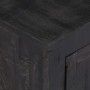 Mueble para TV de madera maciza de mango negro 118x30x40 cm en Armarios y almacenamiento | Comprar online en Foru.es