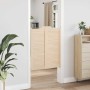 Puertas batientes diseño de lamas 2 par 100x80cm madera pino de , Puertas para el hogar - Ref: Foro24-4107129, Precio: 95,17 ...