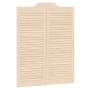 Puertas batientes diseño de lamas 2 par 100x80cm madera pino de , Puertas para el hogar - Ref: Foro24-4107129, Precio: 95,17 ...