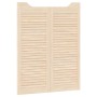 Puertas batientes diseño de lamas 2 par 100x80cm madera pino de , Puertas para el hogar - Ref: Foro24-4107129, Precio: 95,17 ...