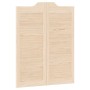 Puertas batientes diseño de lamas 2 par 100x80cm madera pino de , Puertas para el hogar - Ref: Foro24-4107129, Precio: 95,17 ...