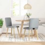 Sillas de comedor giratorias 2 unidades tela gris claro de , Sillas de comedor - Ref: Foro24-4101174, Precio: 103,21 €, Descu...