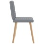 Sillas de comedor giratorias 2 unidades tela gris claro de , Sillas de comedor - Ref: Foro24-4101174, Precio: 103,21 €, Descu...