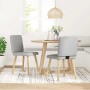Sillas de comedor 2 uds tela gris nube de , Sillas de comedor - Ref: Foro24-4101183, Precio: 103,21 €, Descuento: %