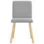 Sillas de comedor 2 uds tela gris nube de , Sillas de comedor - Ref: Foro24-4101183, Precio: 103,21 €, Descuento: %