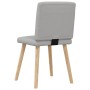 Sillas de comedor 2 uds tela gris nube de , Sillas de comedor - Ref: Foro24-4101183, Precio: 103,21 €, Descuento: %
