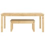 Juego de comedor Panama 3 pzas madera maciza de pino de , muebles para cocinas y comedores - Ref: Foro24-3345182, Precio: 408...