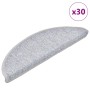 Alfombrilla escalera 30 uds gris claro 56x17x3 cm de , Alfombrillas para escalones - Ref: Foro24-3365736, Precio: 105,83 €, D...