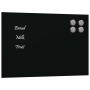 Pizarra magnética de vidrio templado negro 30x20 cm de , Pizarras blancas - Ref: Foro24-4008602, Precio: 17,45 €, Descuento: %