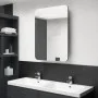 Armario de baño con espejo negro 60x11x80 cm de vidaXL, Tocadores de baño - Ref: Foro24-326503, Precio: 120,75 €, Descuento: %