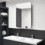 Armario de baño con espejo negro 60x11x80 cm de vidaXL, Tocadores de baño - Ref: Foro24-326503, Precio: 122,65 €, Descuento: %