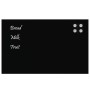Pizarra magnética de pared vidrio templado negro 80x50 cm de , Pizarras blancas - Ref: Foro24-4008614, Precio: 41,03 €, Descu...