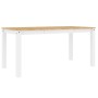 Juego de comedor Panama 3 pzas madera maciza de pino blanco de , muebles para cocinas y comedores - Ref: Foro24-3345175, Prec...