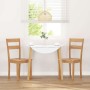 Sillas de comedor 2 uds madera maciza natural caucho de , Sillas de comedor - Ref: Foro24-4102383, Precio: 99,61 €, Descuento: %
