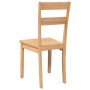 Sillas de comedor 2 uds madera maciza natural caucho de , Sillas de comedor - Ref: Foro24-4102383, Precio: 99,61 €, Descuento: %