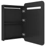 Armario de baño con espejo negro 60x11x80 cm de vidaXL, Tocadores de baño - Ref: Foro24-326503, Precio: 120,75 €, Descuento: %
