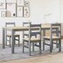 Juego de comedor Panama 5 pzas madera maciza de pino gris de , muebles para cocinas y comedores - Ref: Foro24-3345189, Precio...