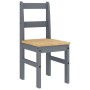 Juego de comedor Panama 5 pzas madera maciza de pino gris de , muebles para cocinas y comedores - Ref: Foro24-3345189, Precio...