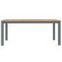 Juego de comedor Panama 5 pzas madera maciza de pino gris de , muebles para cocinas y comedores - Ref: Foro24-3345189, Precio...