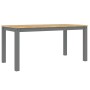 Juego de comedor Panama 4 pzas madera maciza de pino gris de , muebles para cocinas y comedores - Ref: Foro24-3345177, Precio...