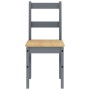 Juego de comedor Panama 4 pzas madera maciza de pino gris de , muebles para cocinas y comedores - Ref: Foro24-3345177, Precio...