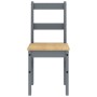 Juego de comedor Panama 5 pzas madera maciza de pino gris de , muebles para cocinas y comedores - Ref: Foro24-3345180, Precio...
