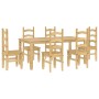 Juego de comedor Panama 7 pzas madera maciza de pino de , muebles para cocinas y comedores - Ref: Foro24-3345212, Precio: 617...
