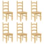 Juego de comedor Panama 7 pzas madera maciza de pino de , muebles para cocinas y comedores - Ref: Foro24-3345212, Precio: 617...