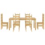 Juego de comedor Panama 7 pzas madera maciza de pino de , muebles para cocinas y comedores - Ref: Foro24-3345212, Precio: 617...