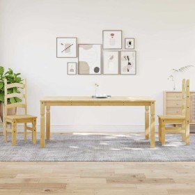 Juego de comedor Panama 3 pzas madera maciza de pino de , muebles para cocinas y comedores - Ref: Foro24-3345206, Precio: 355...