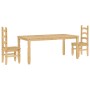 Juego de comedor Panama 3 pzas madera maciza de pino de , muebles para cocinas y comedores - Ref: Foro24-3345206, Precio: 355...