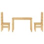 Juego de comedor Panama 3 pzas madera maciza de pino de , muebles para cocinas y comedores - Ref: Foro24-3345194, Precio: 273...