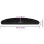 Alfombrilla escalera 30 uds. negro 65x21x4 cm de , Alfombrillas para escalones - Ref: Foro24-3365813, Precio: 185,07 €, Descu...