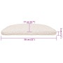 Alfombrilla escalera 30 uds. Blanco 56x17x3 cm de , Alfombrillas para escalones - Ref: Foro24-3365805, Precio: 157,87 €, Desc...